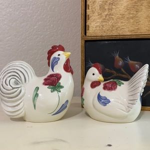 Lenox Chicken Salt and Pepper Shakers
